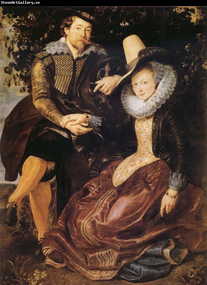 Peter Paul Rubens Rubens with his first wife Isabella Brant in the Honeysuckle Bower